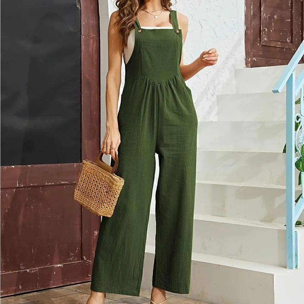 Women's Jumpsuit Loose Wide Leg Overall